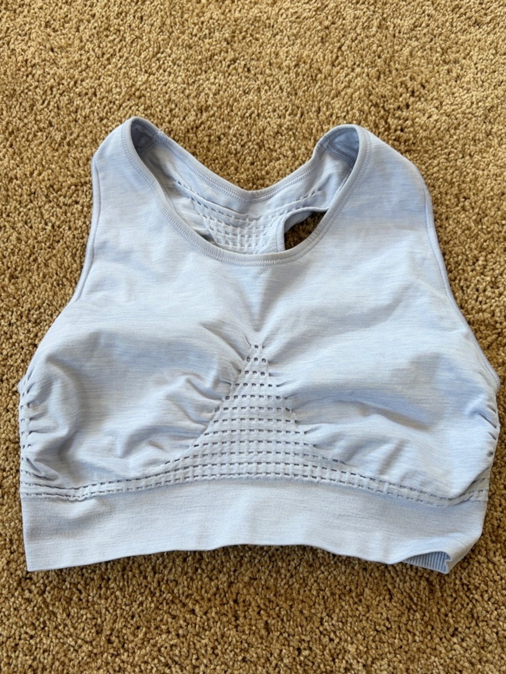 Sweaty Betty Light Purple Stamina Seamless Sports Bra EUC
